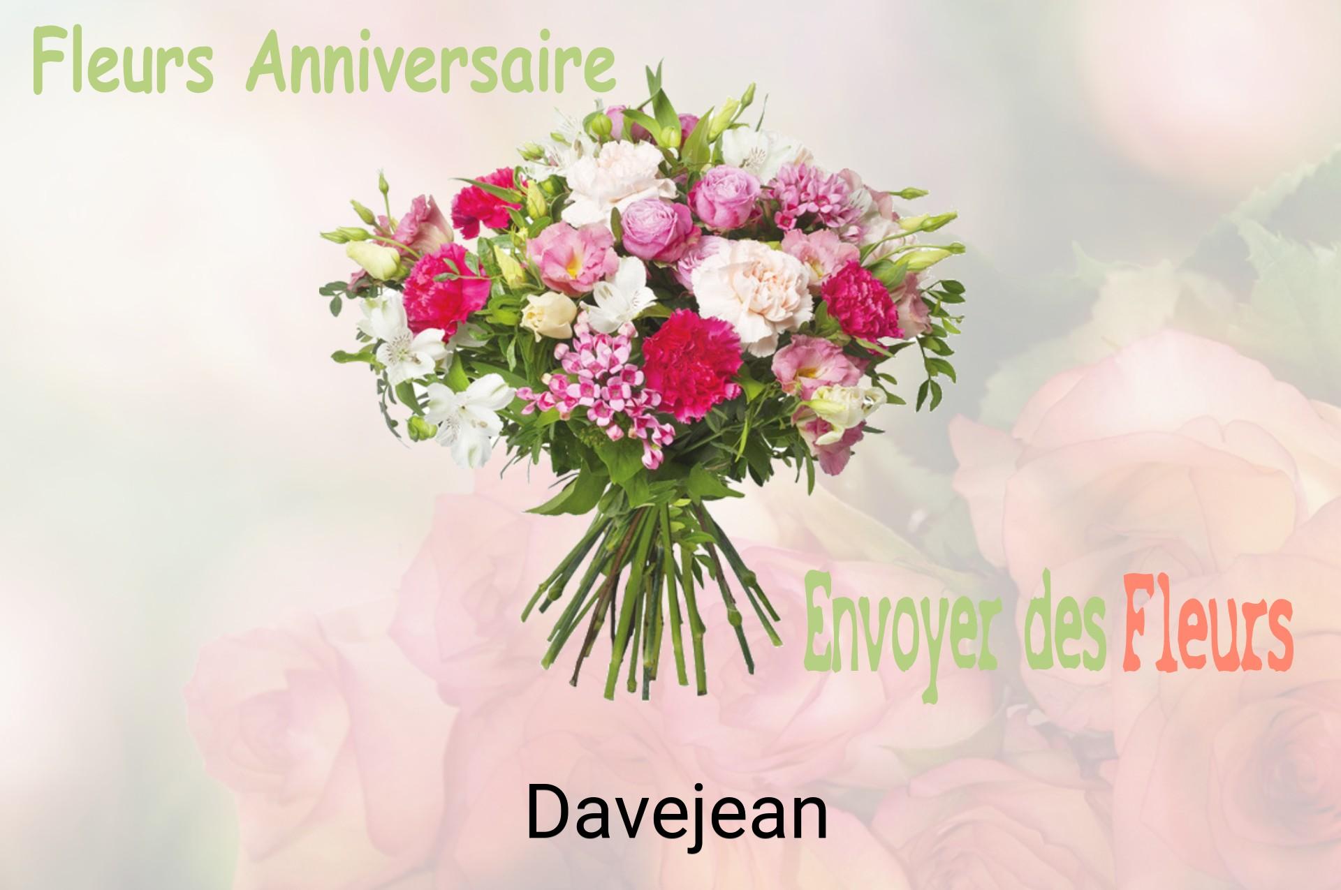 Bouquet de fleurs d’anniversaire livré à Davejean